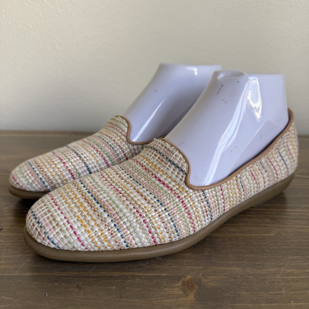 Aerosoles Women's 8M Multicolor Woven You Betcha Slip On‎ Loafers Comfort Shoes